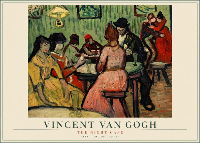 Van Gogh The Night Café I No2 - Plakát