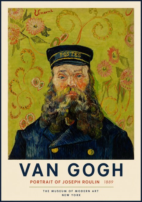 Van Gogh Portrait of Joseph Roulin II No3 - Plakát