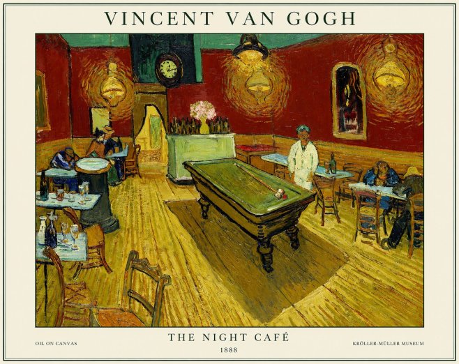 Van Gogh The Night Café II No1 - Plakát
