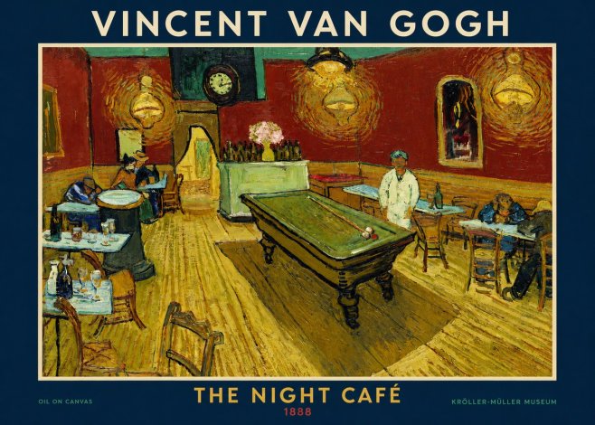 Van Gogh The Night Café II No2 - Plakát