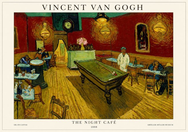 Van Gogh The Night Café II No3 - Plakát