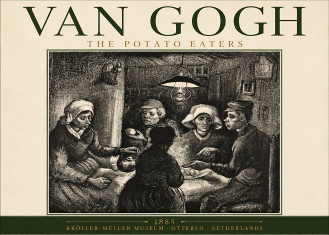Van Gogh The Potato Eaters I No2 - Plakát