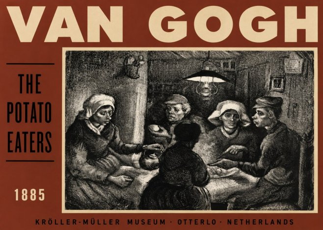 Van Gogh The Potato Eaters I No3 - Plakát