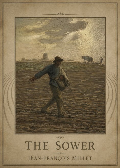 Jean-François Millet The Sower I No1 - Plakát