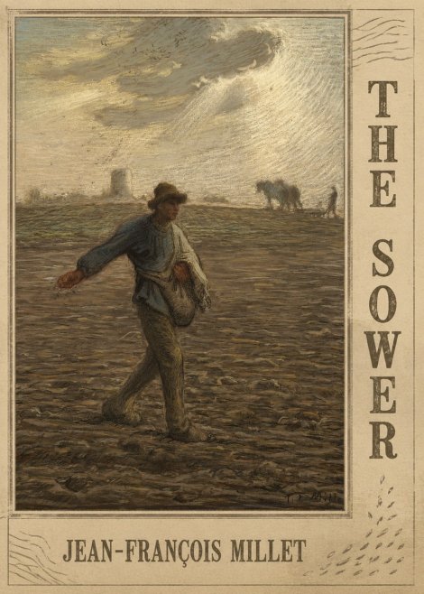 Jean-François Millet The Sower I No3 - Plakát