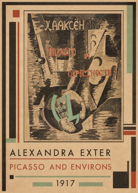Alexandra Exter Picasso and Environs No4 - Plakát