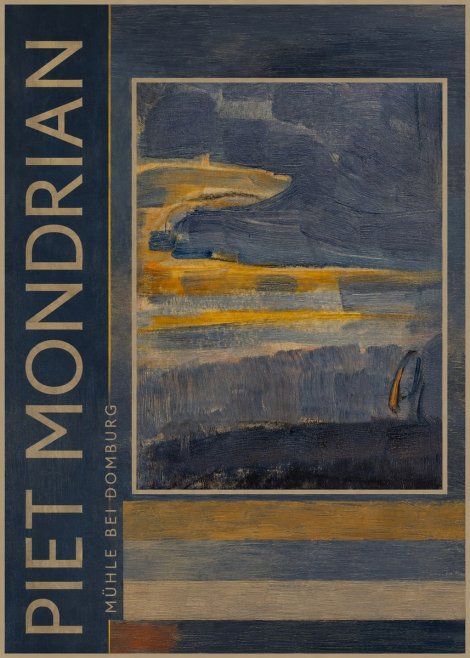 Piet Mondrian Mühle Bei Domburg No3 - Plakát