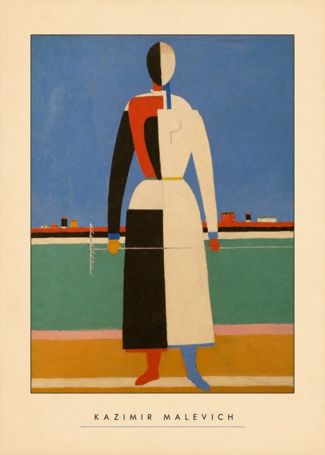 Kazimir Malevich Woman with a Rake No4 - Plakát