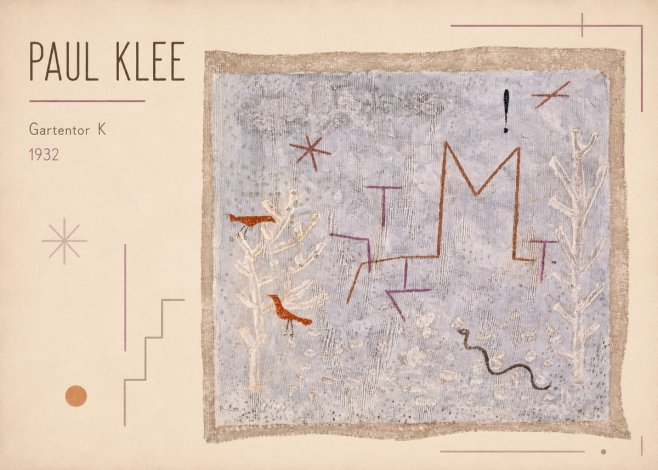 Paul Klee Gartentor K No1 - Plakát