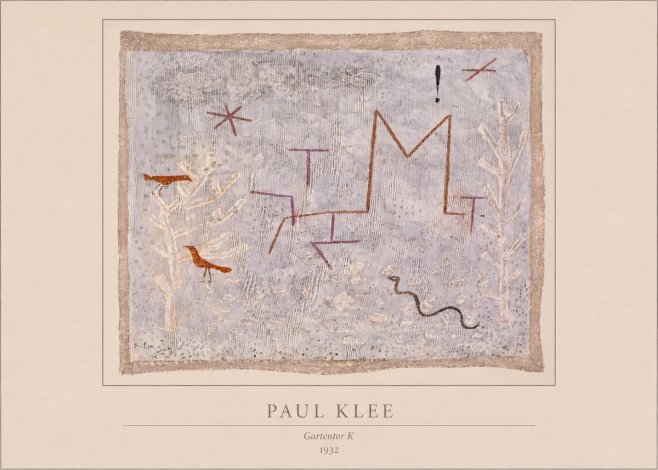 Paul Klee Gartentor K No2 - Plakát