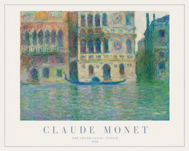 Monet The Grand Canal, Venice No1 - Plakát
