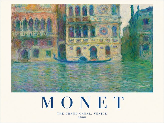 Monet The Grand Canal, Venice No2 - Plakát
