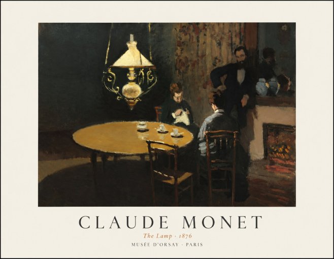 Monet The Lamp No1 - Plakát