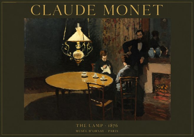 Monet The Lamp No2 - Plakát