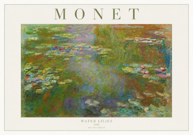 Monet Water Lilies III No1 - Plakát