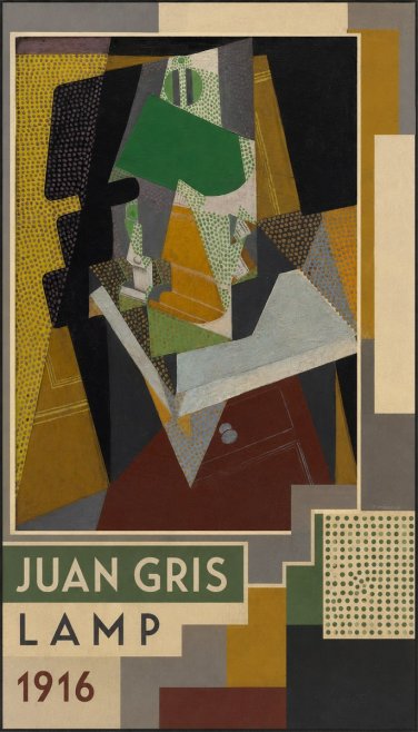 Juan Gris Lamp No6 - Plakát