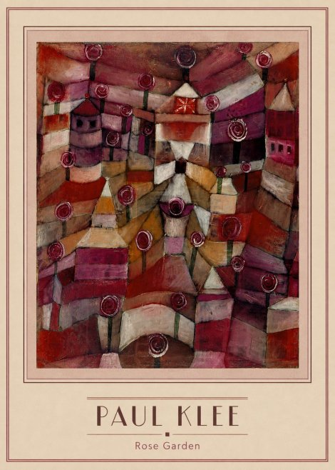 Paul Klee Rose Garden No3 - Plakát