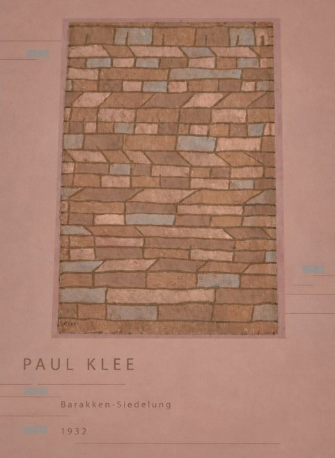 Paul Klee Barakken-siedelung No6 - Plakát
