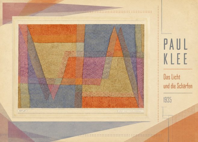 Paul Klee Das Licht Und Die Schärfen No3 - Plakát