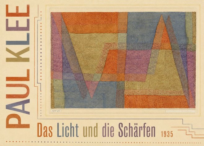 Paul Klee Das Licht Und Die Schärfen No5 - Plakát