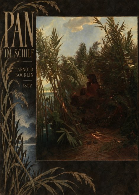 Arnold Böcklin Pan Im Schilf No6 - Plakát
