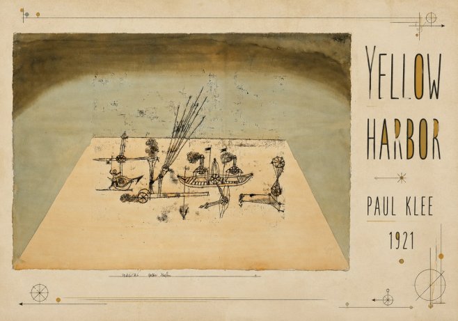 Paul Klee Yellow Harbor No5 - Plakát