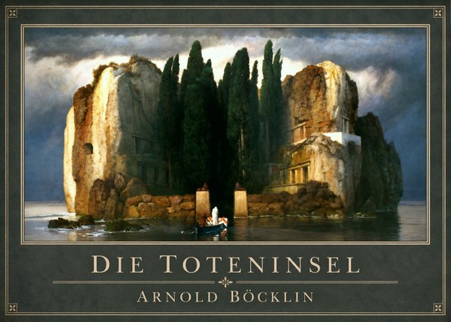 Arnold Böcklin Die Toteninsel II No1 - Plakát