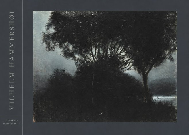 Vilhelm Hammershøi Landscape in Moonlight No4 - Plakát