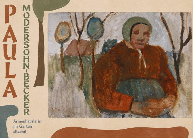 Paula Modersohn-Becker Armenhäuslerin Im Garten Sitzend No6 - Plakát