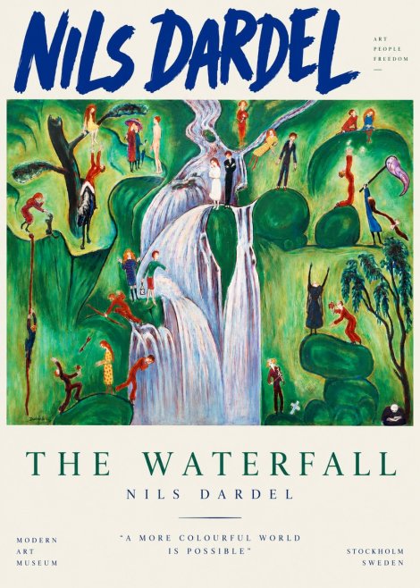 Nils Dardel The Waterfall No3 - Plakát