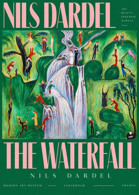 Nils Dardel The Waterfall No4 - Plakát
