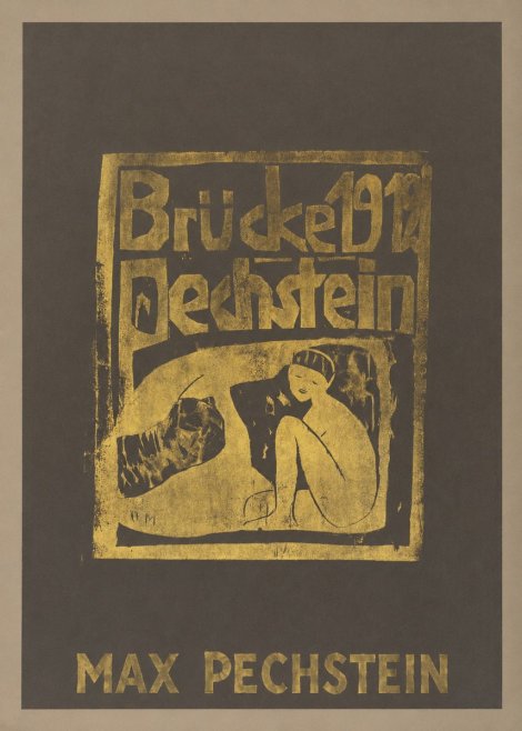 Max Pechstein Brücke 1912 Pechstein No1 - Plakát