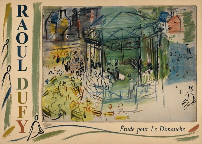 Raoul Dufy Étude Pour Le Dimanche No2 - Plakát