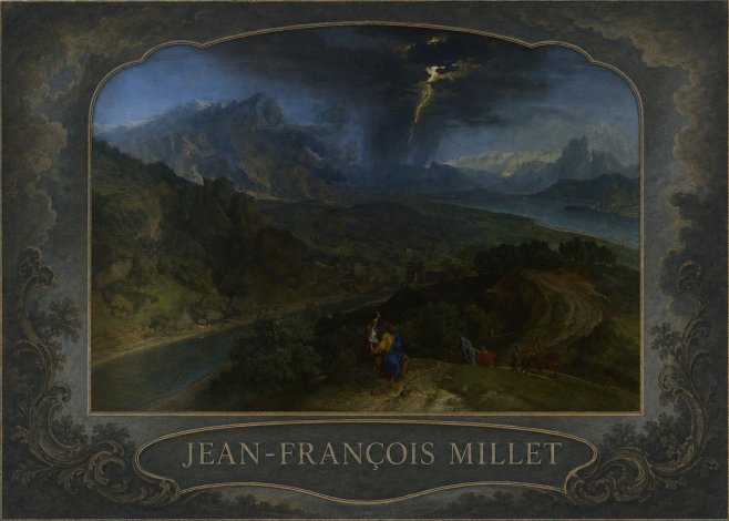 Jean-François Millet The Thunderbolt No5 - Plakát