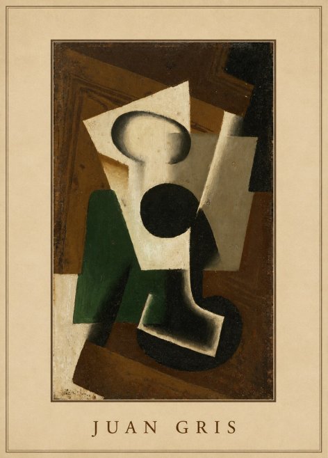 Juan Gris The Open Window No4 - Plakát