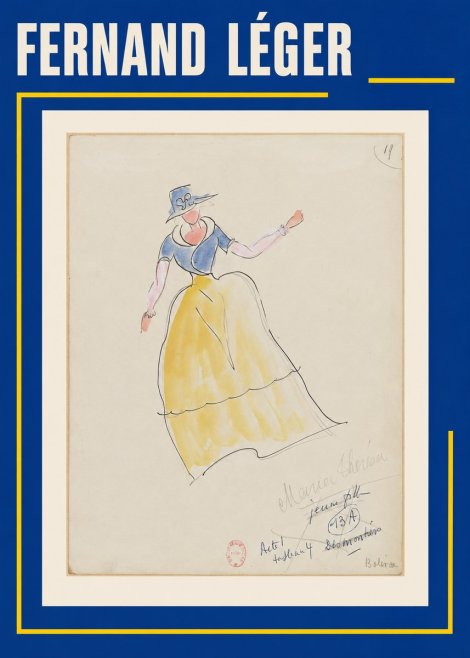 Fernand Léger Monica Thérese - Jeune Fille No1 - Plakát