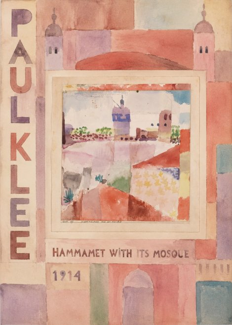 Paul Klee Hammamet with Its Mosque No6 - Plakát