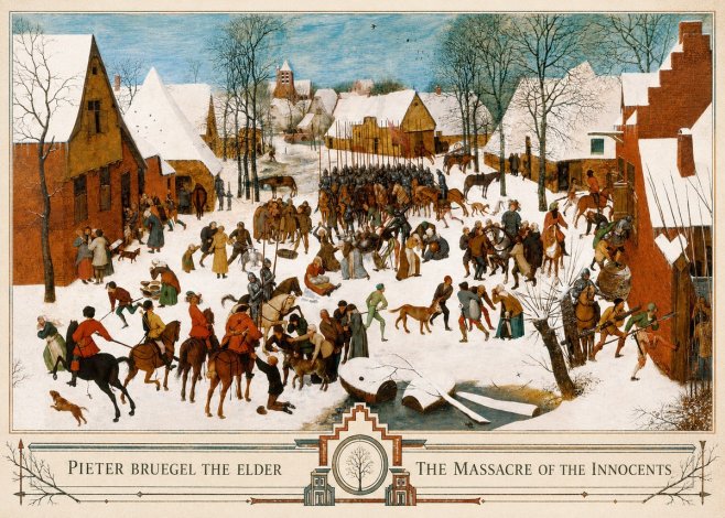 Pieter Bruegel The Massacre of the Innocents No3 - Plakát