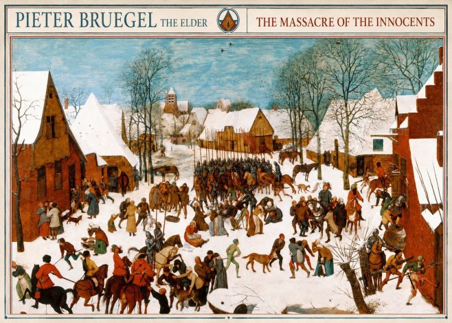 Pieter Bruegel The Massacre of the Innocents No6 - Plakát