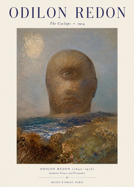 Odilon Redon The Cyclops I No1 - Plakát