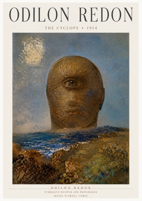 Odilon Redon The Cyclops I No4 - Plakát