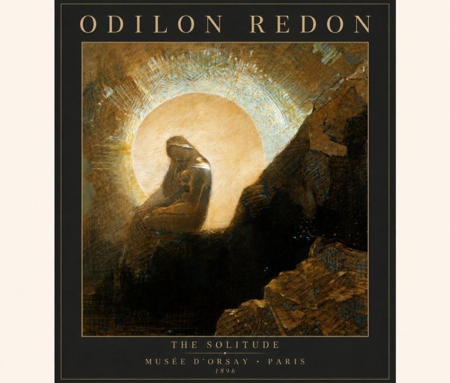 Odilon Redon The Solitude No3 - Plakát
