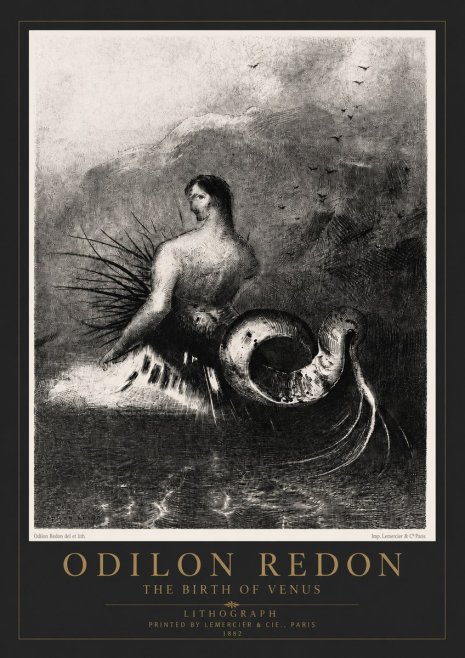 Odilon Redon The Birth of Venus No4 - Plakát