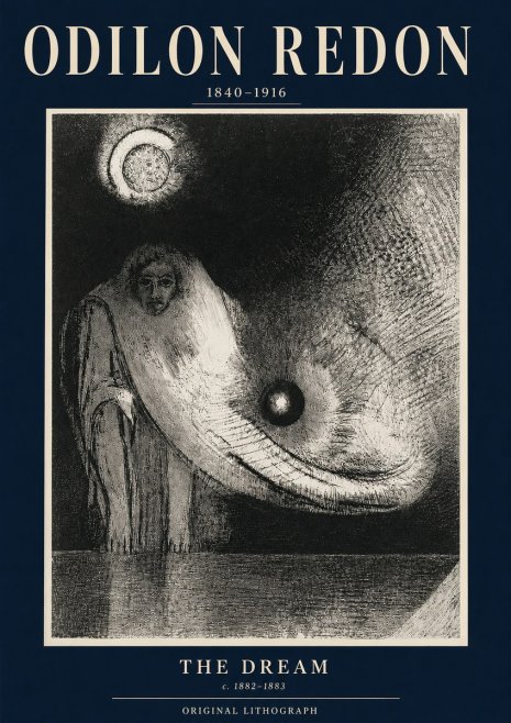 Odilon Redon The Dream No3 - Plakát