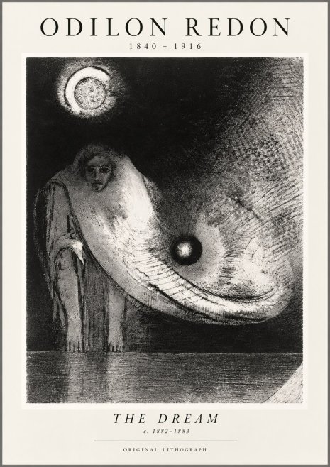 Odilon Redon The Dream No5 - Plakát