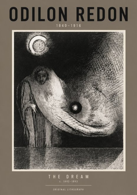 Odilon Redon The Dream No6 - Plakát