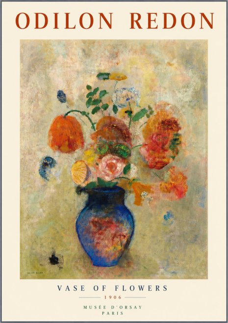 Odilon Redon Vase of Flowers No5 - Plakát