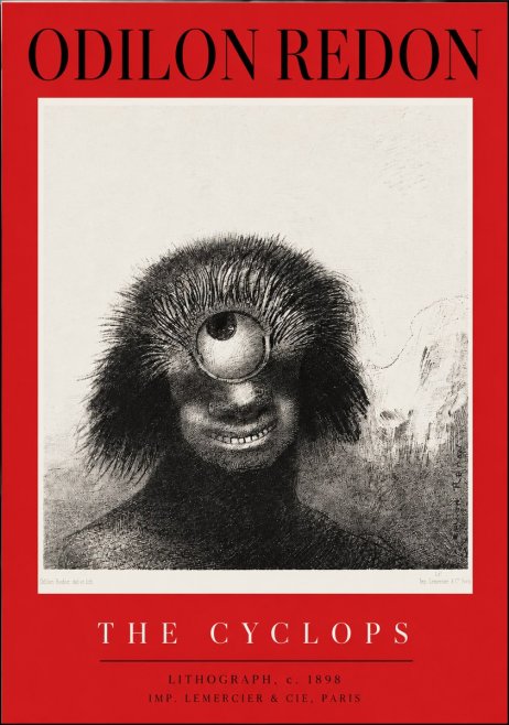 Odilon Redon The Cyclops II No2 - Plakát