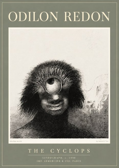 Odilon Redon The Cyclops II No3 - Plakát