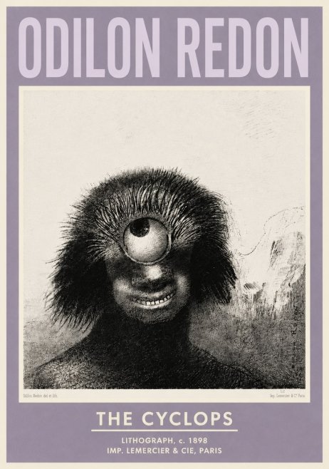 Odilon Redon The Cyclops II No4 - Plakát